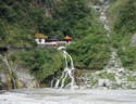 The Eternal Springs shrine above the Liwu River